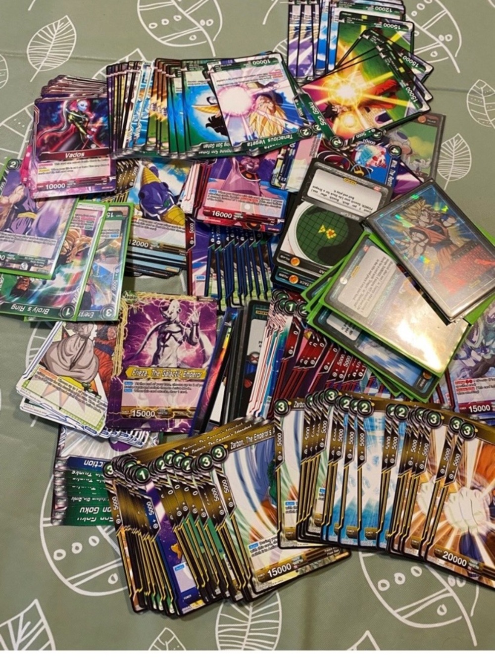 Panini Dragon Ball Trading Cards - Green, Purple, Blue, Gold, Black